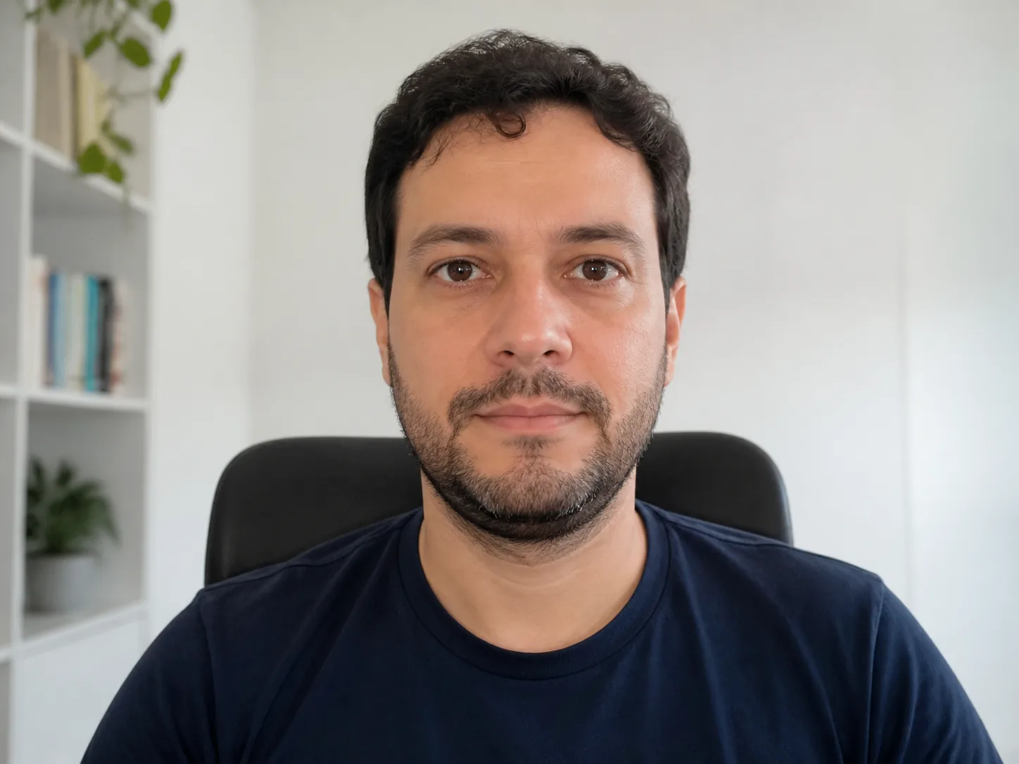 Rosto centralizado para calibração da câmera